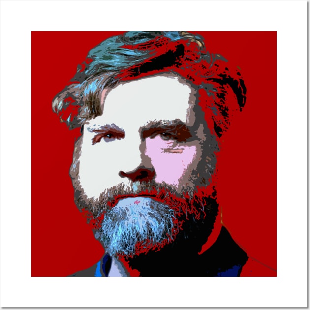 zach galifianakis Wall Art by oryan80